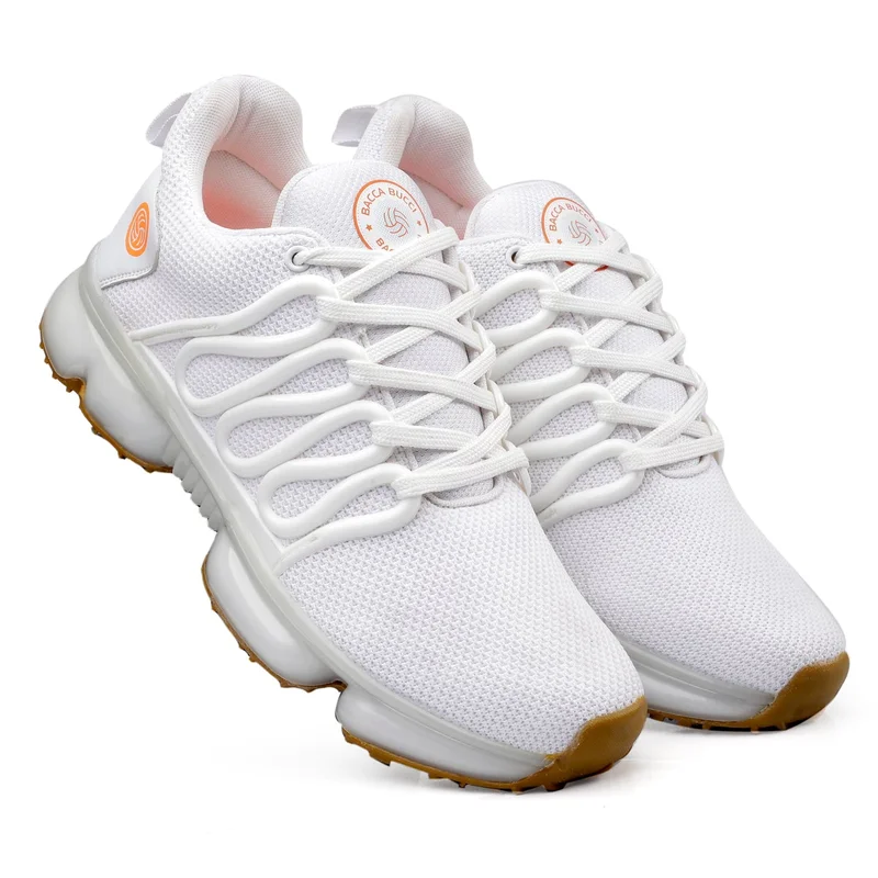 Bacca Bucci White Bolt Max-Comfort Trail Running Shoes for Men | Best Price UAE